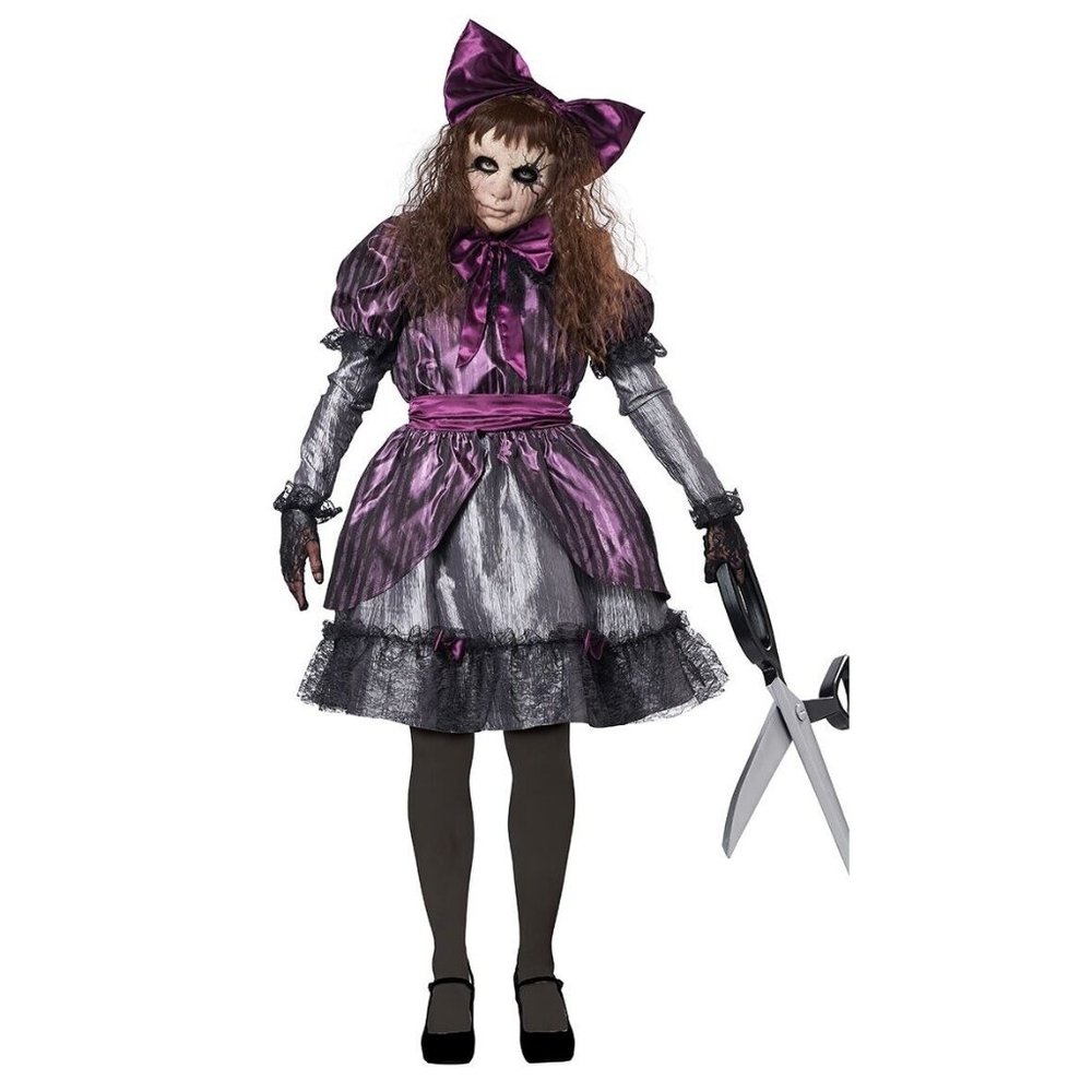 California Costumes Purple and Black Doll Costume